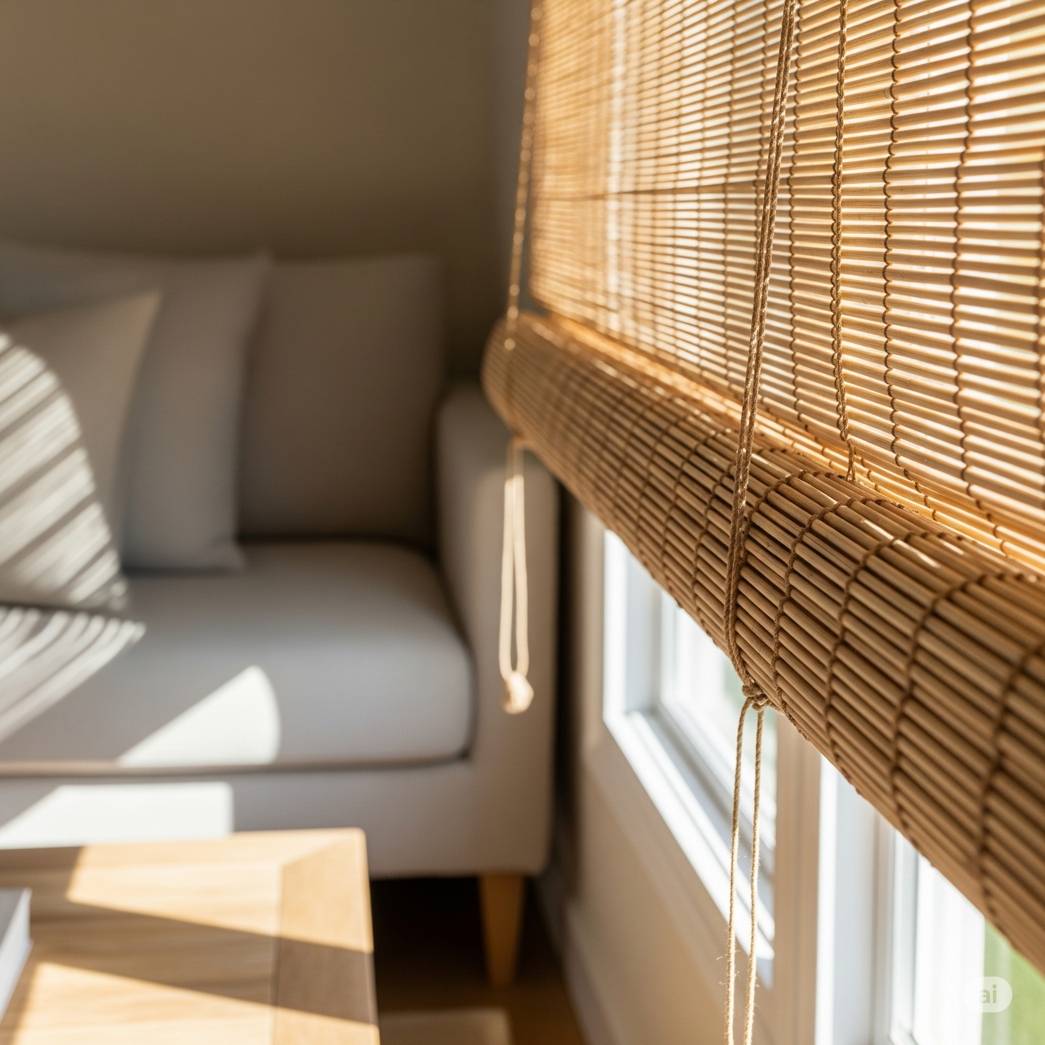 Custom Color Bamboo Blinds